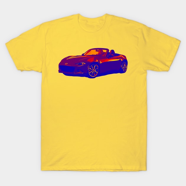 Miata MX5 IV RBY T-Shirt by CharlieCreator